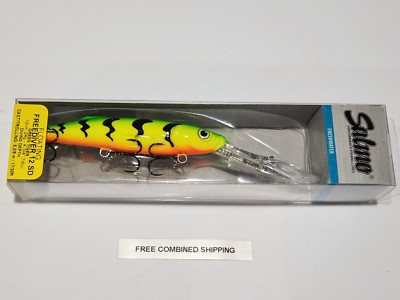 Salmo Freediver 12 SD Super Deep Runner Crankbait Green Tiger New in Package