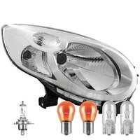 Halogen Scheinwerfer Frontscheinwerfer Rechts H4 FüR CitroëN C1 Inklusive Lampen