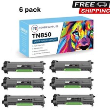 6 PK TN850 TN-850 TN820 Toner Cartridge For Brother TN820 MFC-L5800DW MFC-L5850D