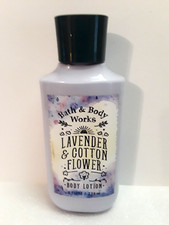Bath Body Works Lavender Cotton Flower Lotion Rare 8oz