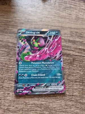 Okidogi ex 036/064 Double Rare Holo Shrouded Fable Pokemon Card