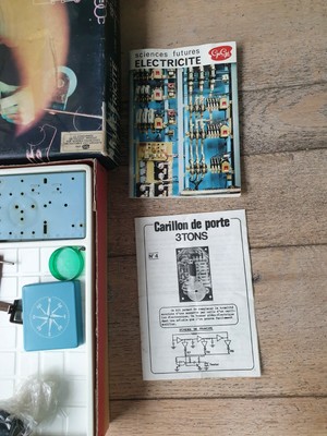 Jeu Scientifique Gégé 'Électricité' - Jeu Optique Vintage Occasion