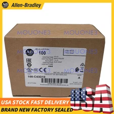 100-C43D10 43Amp Contactor, 110/120v Coil New Sealed Allen-Bradley Free Shipping