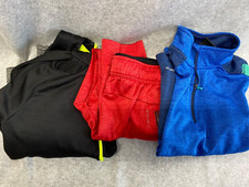 Lot of 3 Russell Athletic Dri Power 360 Boys Jacket Pants 1/4 Zip Shirt Size M