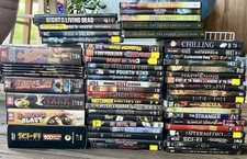 Lot of Horror/Thriller Movies, 53 Boxes 375 Movies. READ Details See Photos