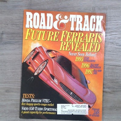 ROAD & TRACK Magazine MARCH 1994 Future Ferraris Revealed Sports Cars