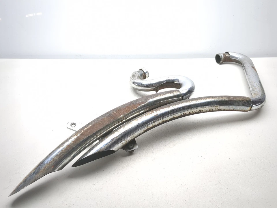 03-17 Victory Vegas Full Exhaust Header Pipe Muffler - Image 4 of 4