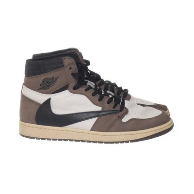 Nike Air Jordan, Sneaker, Größe: 47 1/2, 1 High Travis Scott, Leder #NO3