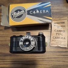 Vintage Falcon Miniature Camera In Original Box Manual Made In USA
