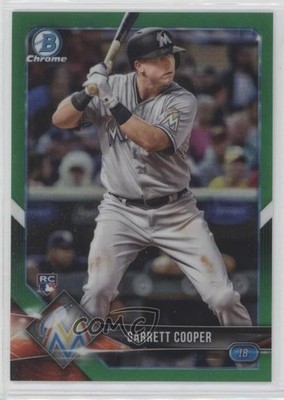 2018 Bowman Chrome Green Refractor 70/99 Garrett Cooper #54 Rookie RC 11b4