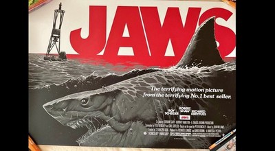 Jaws Original DS Filmplakat 24 x 36 Limitierte Variante Nummeriert /150