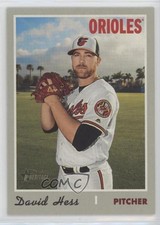 2019 Topps Heritage High Number David Hess #622 fm0