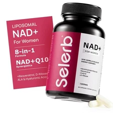 Selerb NAD+ For Women – 8-in-1 Liposomal Formula for Skin & Cellular Health