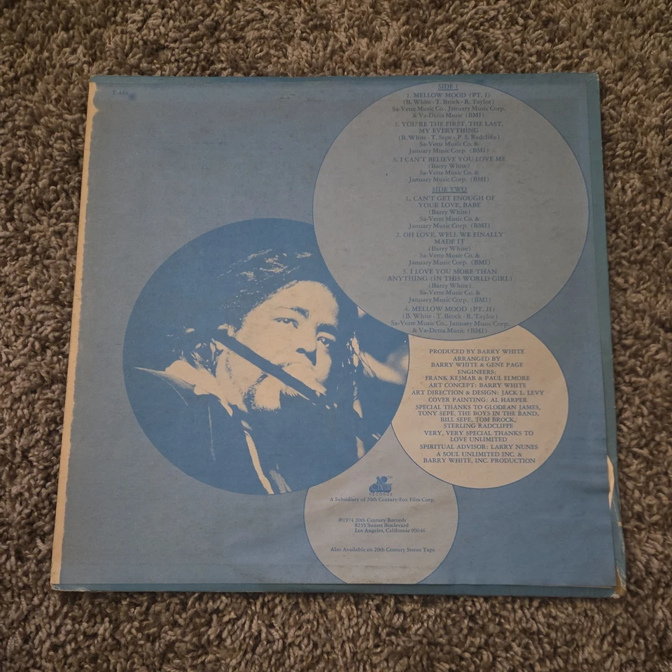 Barry White—Can’t Get Enough.. 1974 Vinyl LP..BT444 Foto 2 de 2
