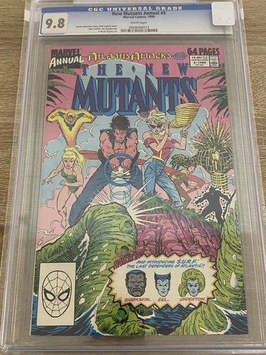 New Mutants Annual #5 CGC 9.8 Marvel  1989 Early Rob Liefeld Low Census 