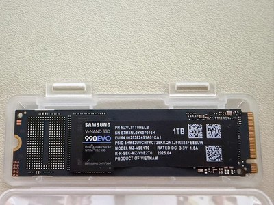 S9 SAMSUNG 990 EVO SSD 1TB, PCIe Gen 4x4, Gen 5x2 M.2 2280 NVMe USED
