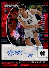 2020-21 Panini Prizm Draft Picks Collegiate Prospect Autographs Red Ice John