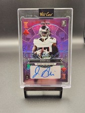 2023 Wild Card 5 Card Draw Josh Ali King of Clubs /4 RC Auto Falcons Wildcats