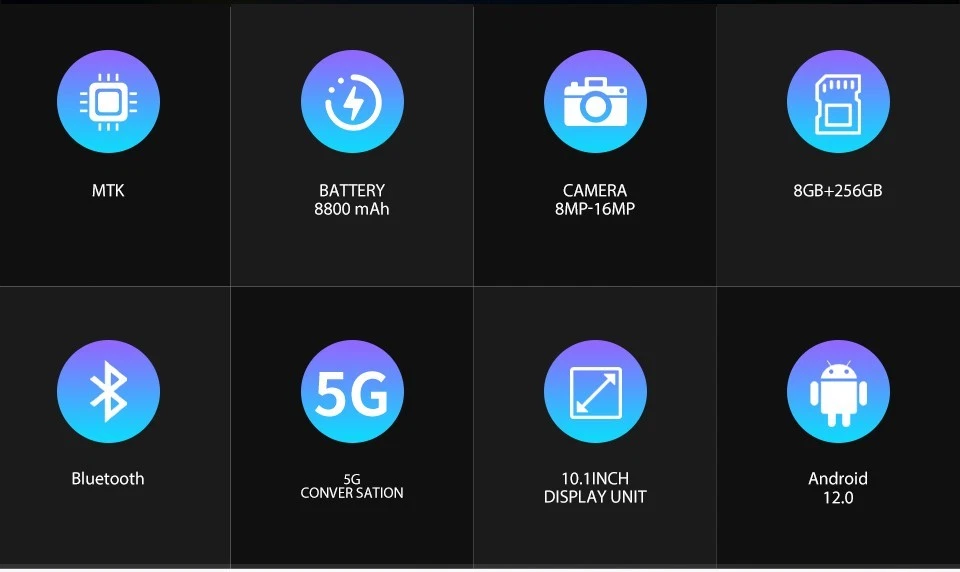 mobile phone Tablet 10 inch 1TB ROM Android 12 Wifi 4G/5G Dual SIM gift Keyboard - Image 3 of 4