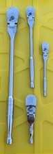 Gearwrench 4pc 14 38 12 Drive 84 Tooth Flex Head Teardrop Ratchet Set New