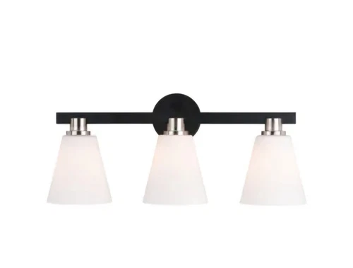 Vaxcel W0406 Vermont 3 Light 23" Wide Vanity Light with Frosted Glass Shades - Picture 3 of 3