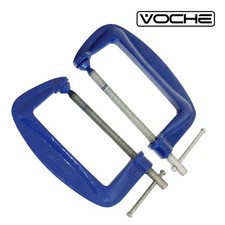 6" G Clamps Heavy Duty Woodworking Grip Carpenter Gluing Vise - Voche (2 Pack)