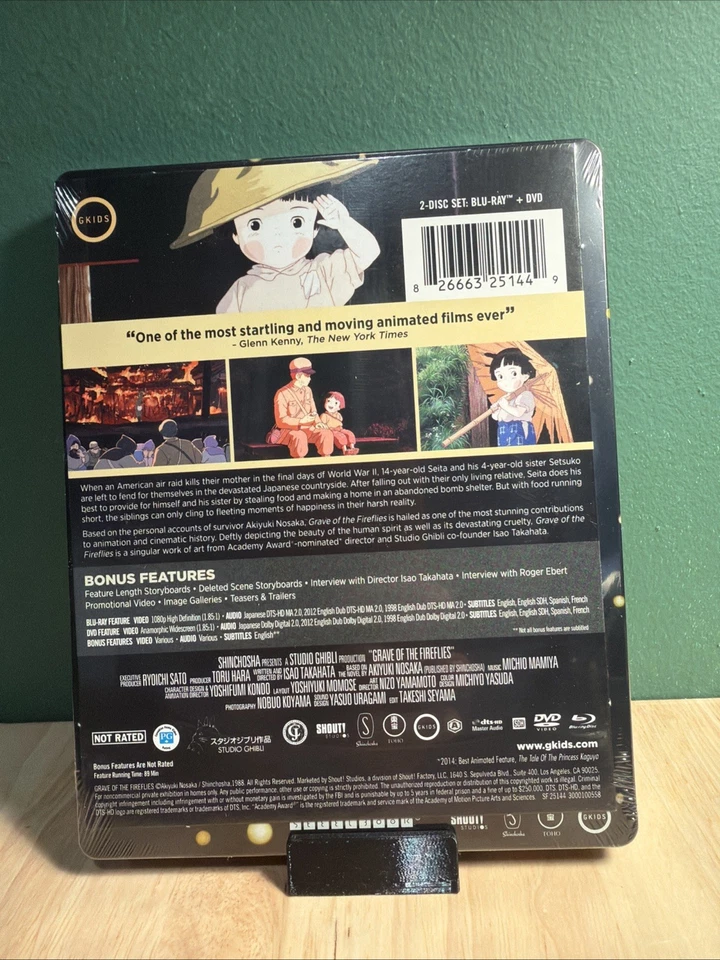 Grave of the Fireflies (1988) [Blu-ray SteelBook, Sealed] - Image 2 of 4