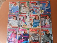 ANNA Burda Knitting & Needlecrafts - 12  issues for 1983