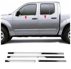 For NISSAN FRONTIER 2005-2021 Chrome Window Rubber Molding Trim Cover 4pcs STEEL