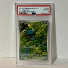 2023 Pokemon 151 Bulbasaur Illustration Rare 166/165 NM-MT PSA 8