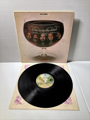 CRANIUM'S Deep Purple COME TASTE THE BAND original Lp Tommy Bolin Whitesnake