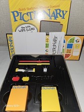 Pictionary Board Game Complete Set with Pop Culture Great Condition 🎅