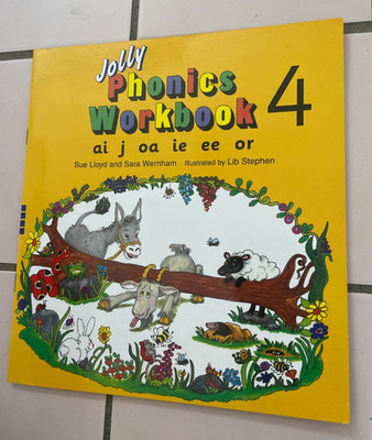 JOLLY PHONICS WORKBOOK 4. AI J OA IE EE OR. PAPERBACK. SUE LLOYD. PAPERBACK