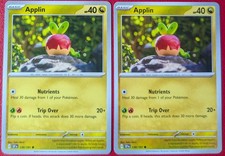 2x Set Applin 138/191 Sv08: Surging Sparks Regular
