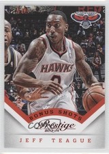 2013-14 Panini Prestige Red Bonus Shots Jeff Teague #22 o6n