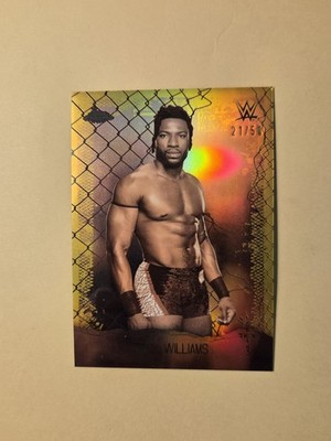 2025 Topps Chrome WWE x Cactus Jack Trick Williams #AOK-9 Astro Knights Gold /50