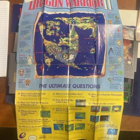  Dragon Warrior 1,2,3,4 NES, with manuals and other paper work for 2 and 4. 