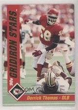 1992 Score Gridiron Stars Derrick Thomas #19 HOF 0b5