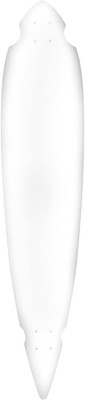 Moose Longboard Deck 9.25'' X 46'' Concave Cut Out Pintail White