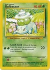 Moderately Played, English Pokemon Regular Bulbasaur - 44/102 - Common - Unlimit