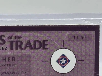 Ivan Rodriguez 4 Color Patch 166/300 2002 Playoff Absolute Tools of Trade #30 - Image 3 of 3