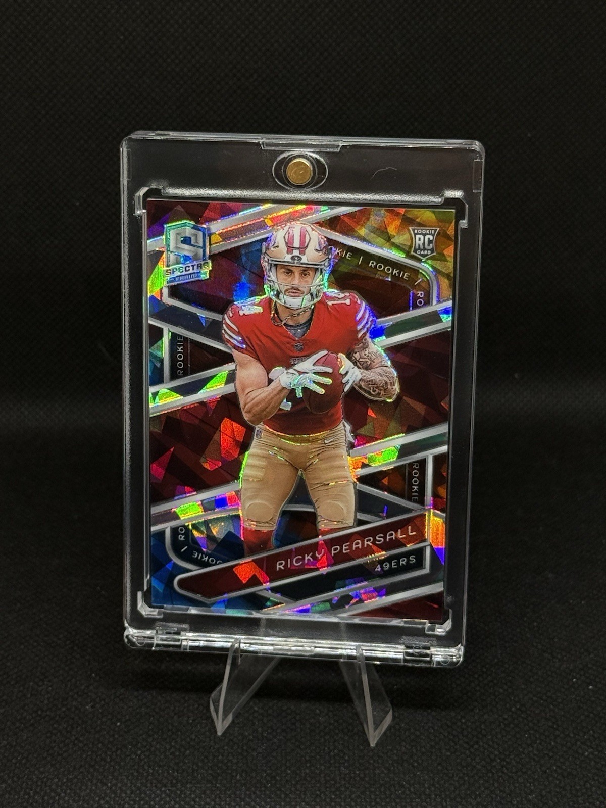 2024 Panini Spectra Rookies Ricky Pearsall #124 Astral Prizm /40 (RC)