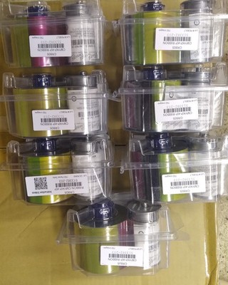 Lot of 7 Entrust CR805 513382-203 Primer Color Ribbon, CMYKP-KP CR805