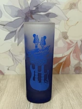 Disney Parks Rock ‘n’ Roller Coaster Starring Aerosmith Shot Glass, Blue Guitars