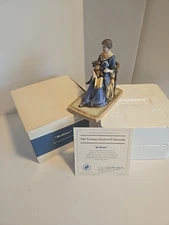  Norman Rockwell "Bedtime" Marshal Stoltz Hand Painted Excellent Condition In Bo