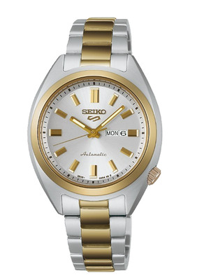BRAND NEW Seiko 5 Sports Two-Tone Automatic Women's Watch SRE024