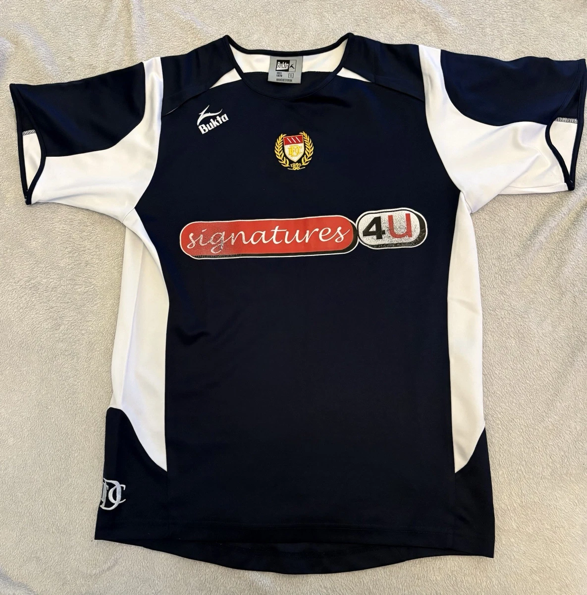 Maillot De Football Collection Dundee FC Domicile – XARA – Taille L (adulte) – Bleu – RARE