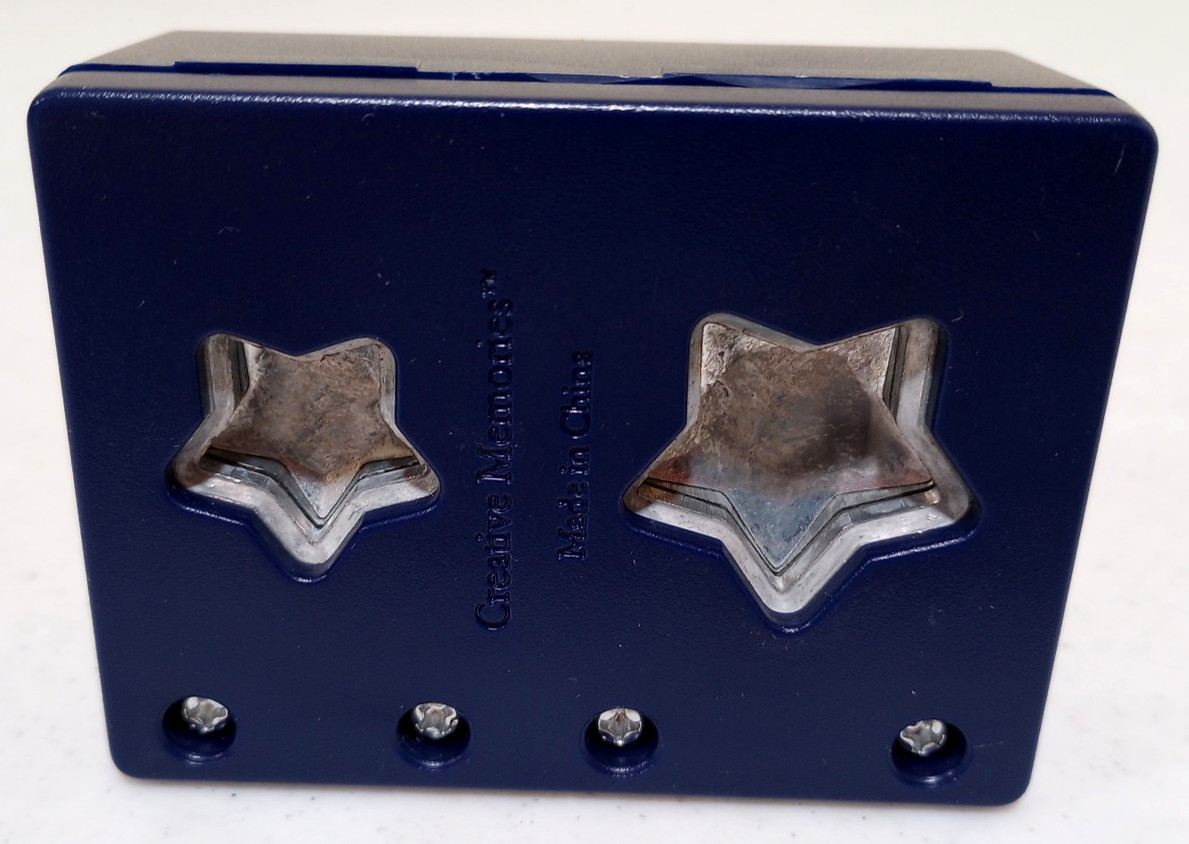 Creative Memories Mini Star Shape Maker Punch, 3/4" & 1" sizes