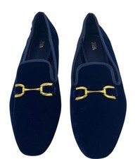Zara Loafers Shoes Women  s 41 Blue Casual Flat Slip on