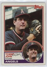 1983 Topps Tommy John #735 0s2w
